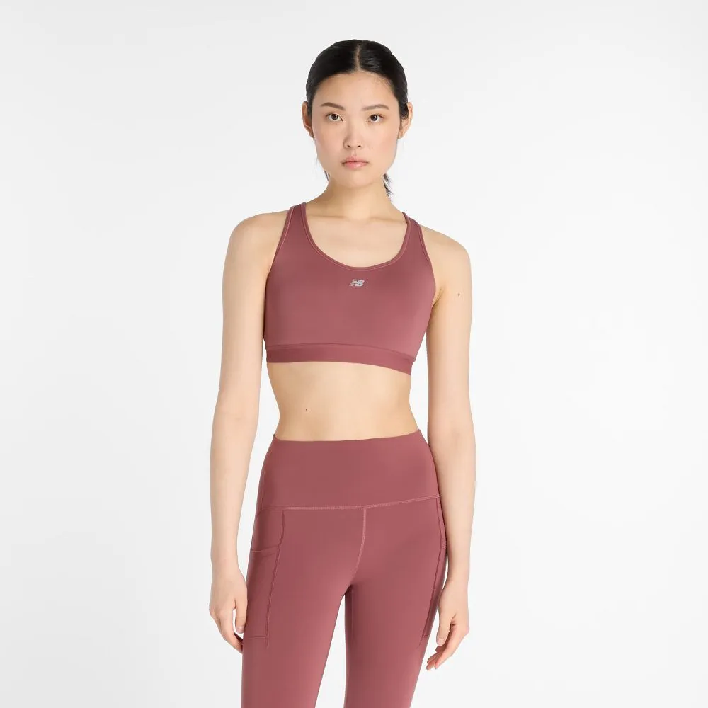 HighThreadCount New Balance Run Bra (Womens) - Washed Burgundy