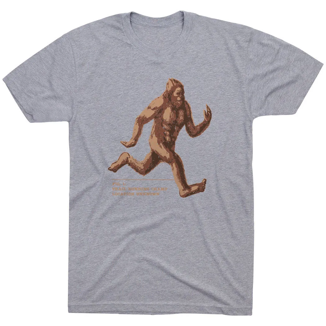 Running Short Sleeve T-Shirt - Trail Running Champ Unique Design