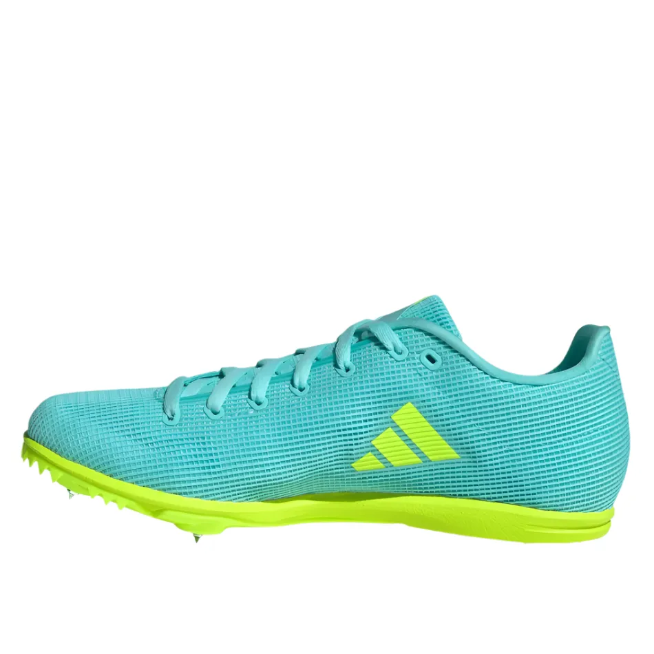 Adidas Junior Allroundstar Running Spikes in Flash Aqua/Cloud White/Lucid Lemon AW25 value - brand shoes performance enhancement