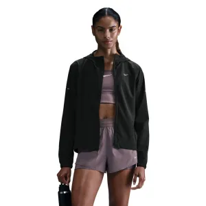 waterproof foldable Women's Swift Repel Packable Running Jacket Black