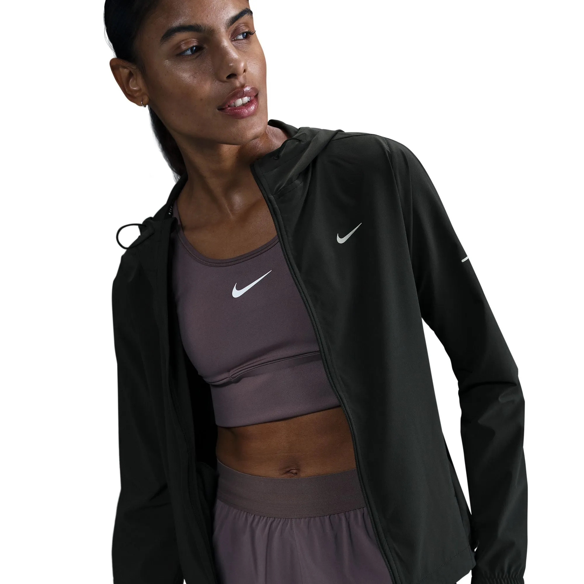 Recommend Women's Swift Repel Packable Running Jacket Black