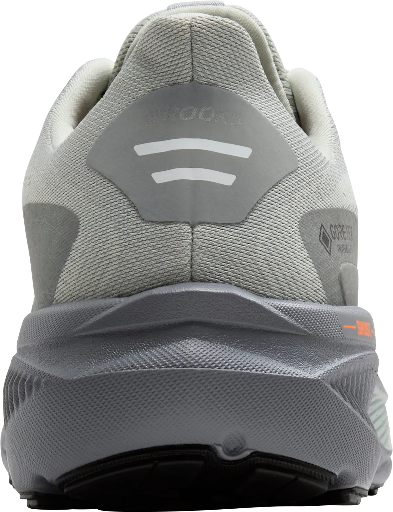 Brooks Ghost 17 GORE-TEX Mens Running Shoes - Grey Rolling Motion Tech