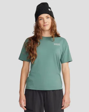 sports activity Women's Heritage Organic Cotton T-shirt - Light Forest