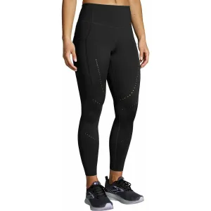 Pure Motion Brooks Method Womens 7/8 Running Tights - Black