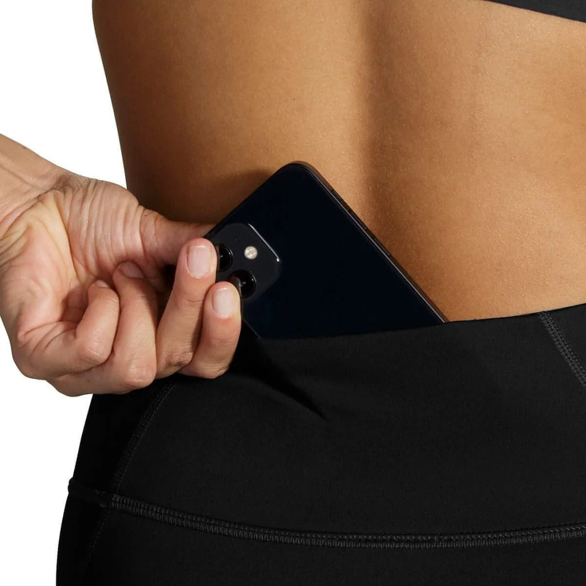 Brooks Method Womens 7/8 Running Tights - Black Active Lifestyle Studio Practice