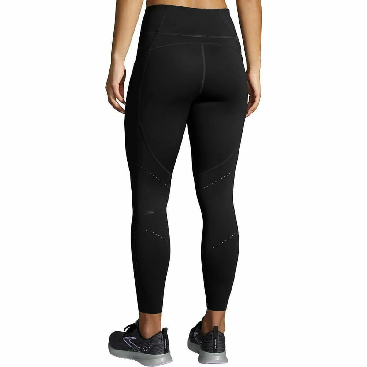 wrinkle free Eco Shopper Evening Walk Brooks Method Womens 7/8 Running Tights - Black