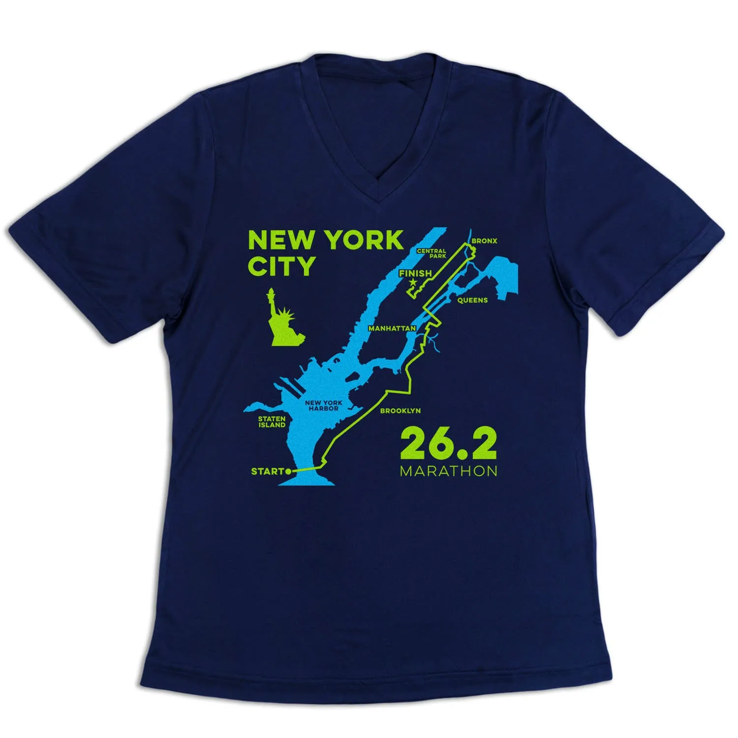 Chic And Comfortable Minimal Layers Women's Short Sleeve Tech Tee - New York City Route
