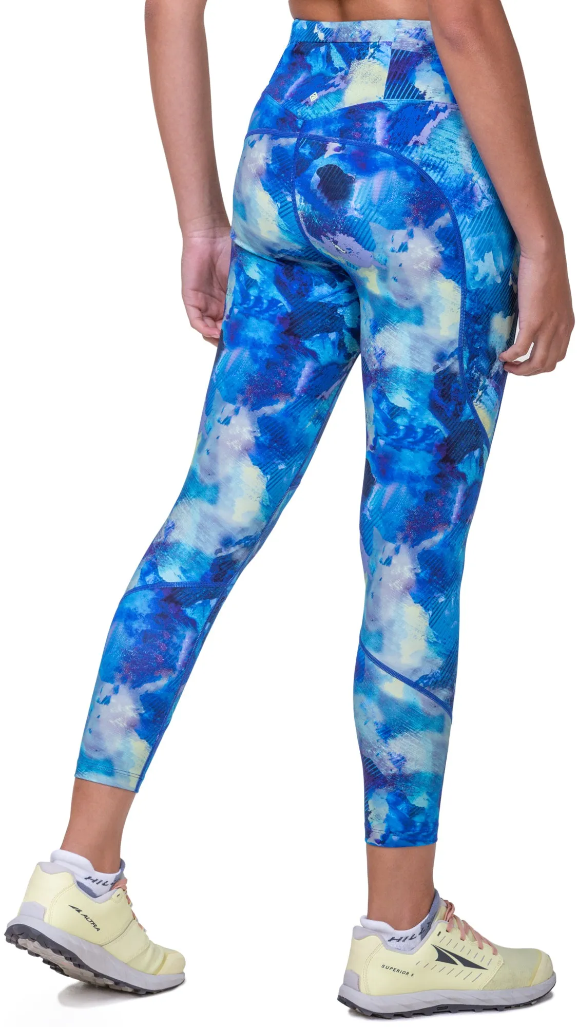 Ronhill Tech Womens 7/8 Running Tights - Blue Budget Friendly Camping Gear