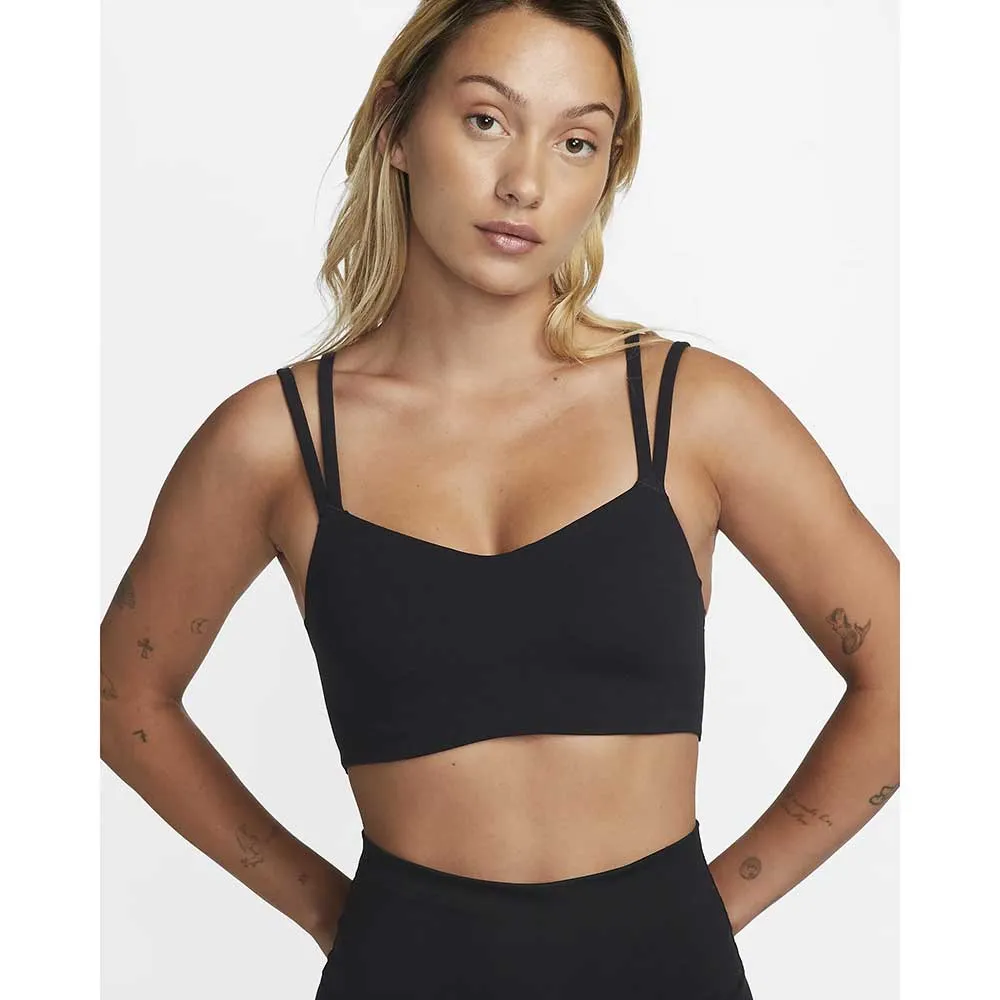 Women's Zenvy Strappy Bra - Black Easy Material