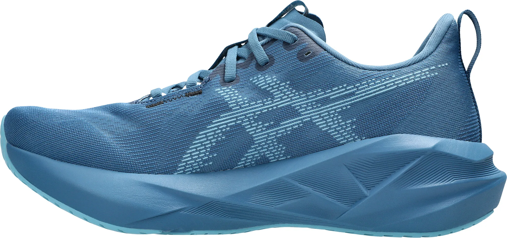 Asics NovaBlast 5 Mens Running Shoes - Blue memory - foam insole shoes ultramarathon running
