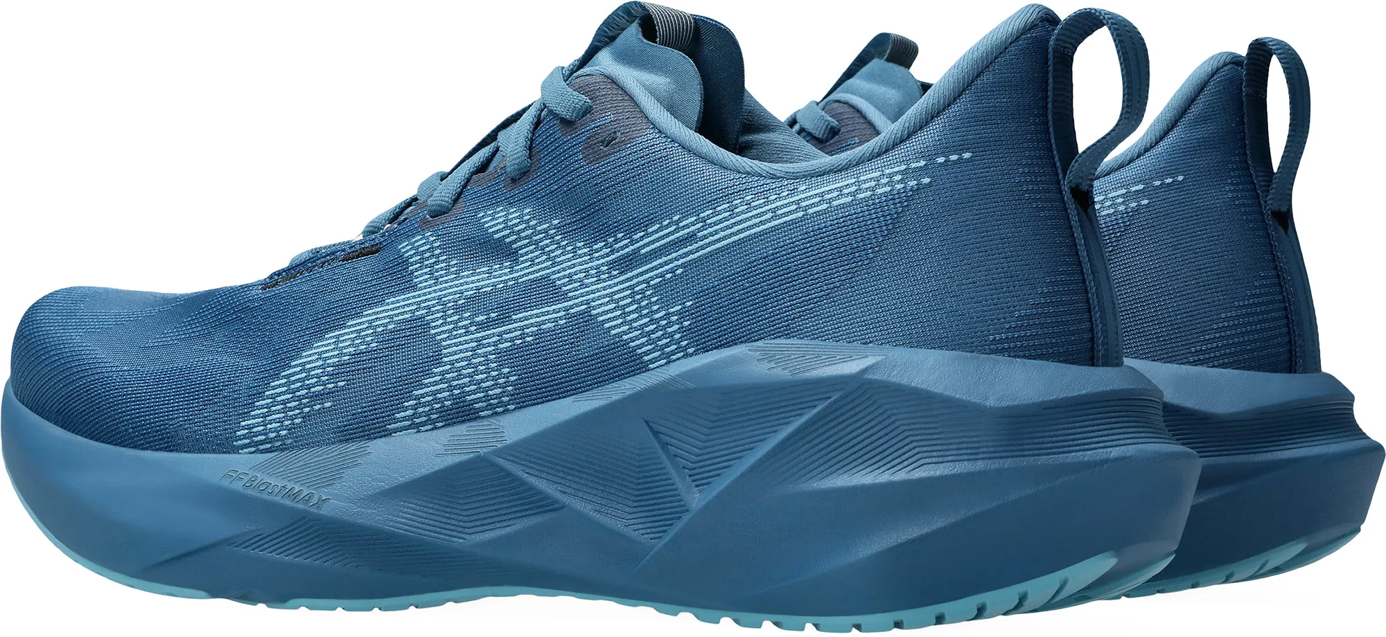 Flexible Soles daily wear sports shoes Asics NovaBlast 5 Mens Running Shoes - Blue