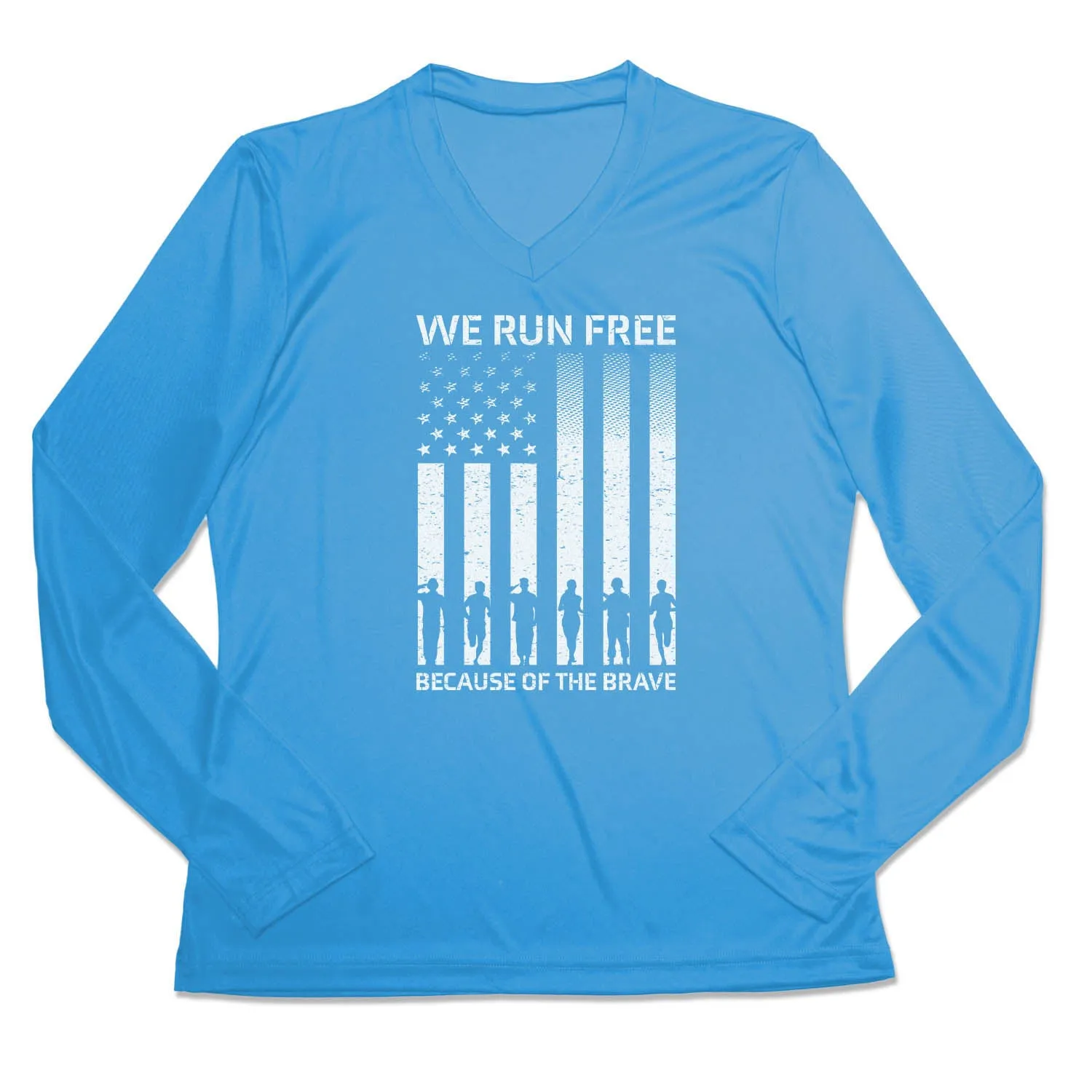 Easter Ultimate Wear Women's Long Sleeve Tech Tee - Because of the Brave