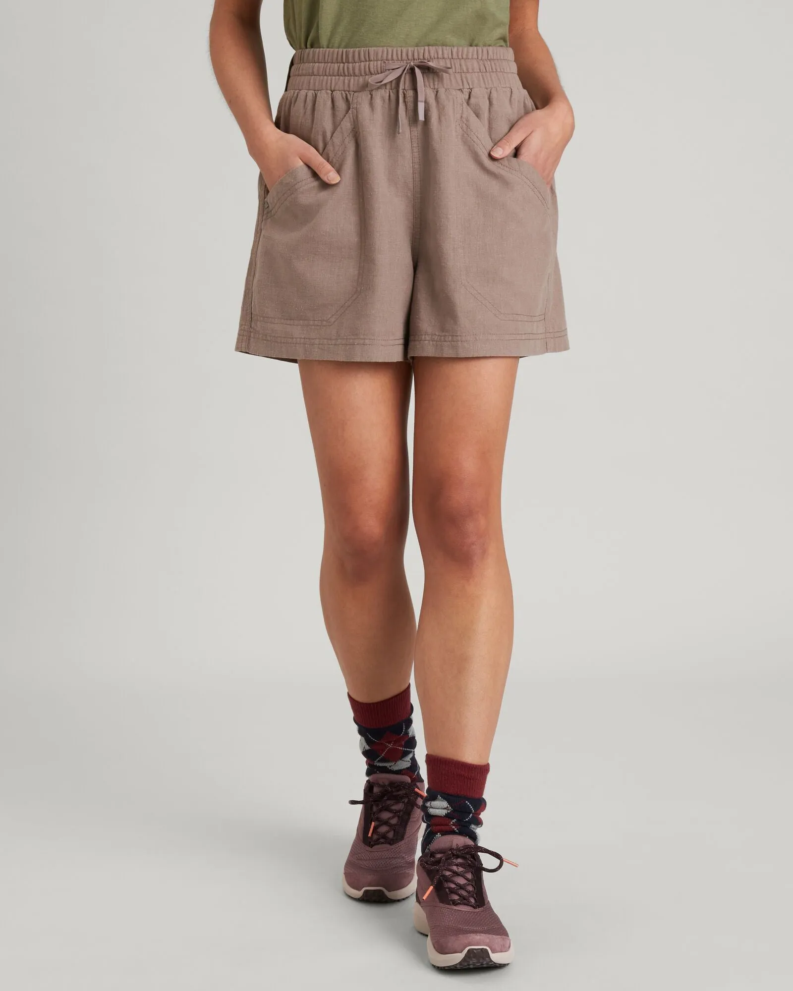 Planet Glow Cardeto Women's Shorts - Taupe