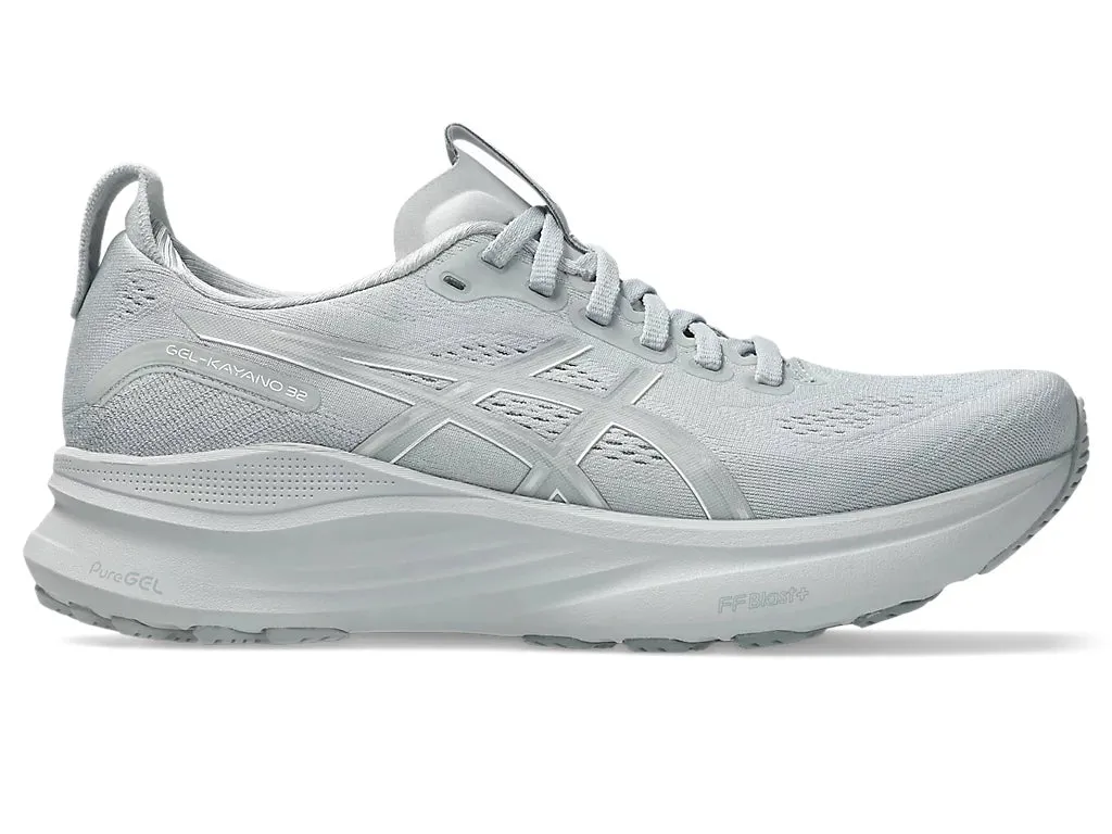 Asics | Gel-Kayano 32 | Women's | Piedmont Grey/Gravel Balanced Cushion Distribution multi - terrain capability shoes