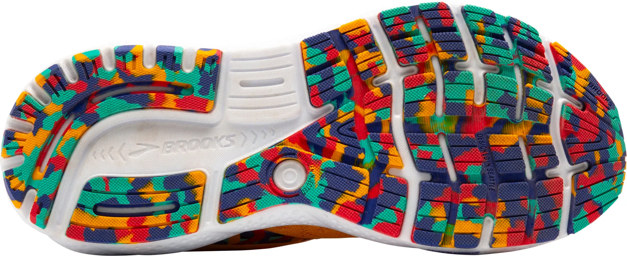 Brooks Ghost 16 Womens Running Shoes - Orange Tensile Fiber Weave