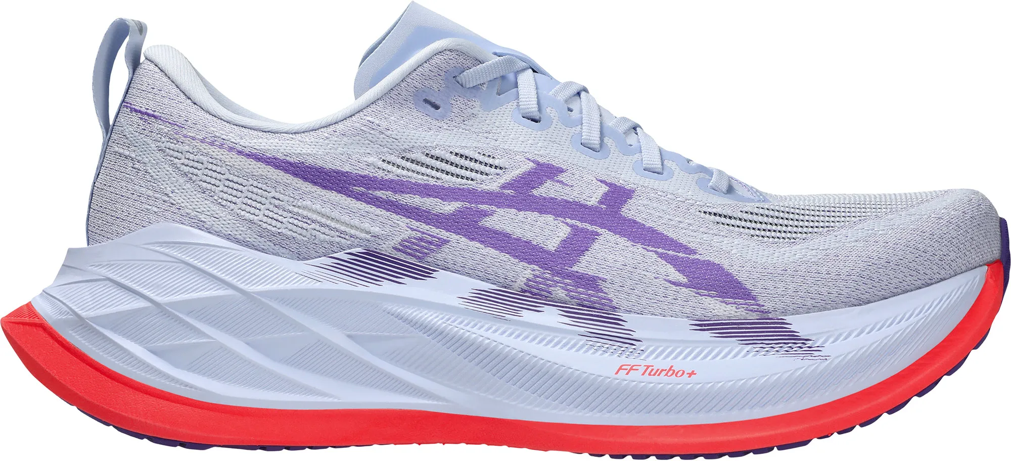 high - arched shoes Mid Cut Asics SuperBlast 2 Mens Running Shoes - Blue