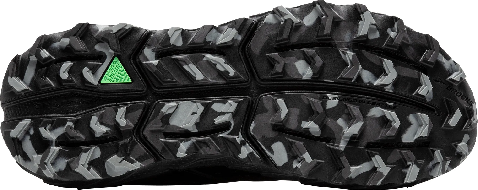 Brooks Cascadia 18 Womens Trail Running Shoes - Black mid - top style mud - running shoes