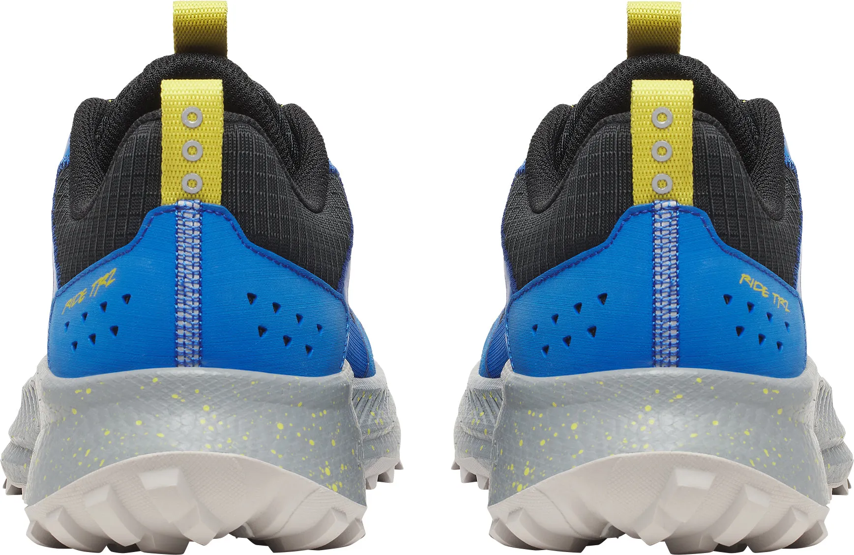 Saucony Ride TR2 Mens Trail Running Shoes - Blue ankle - high running option mud running gear