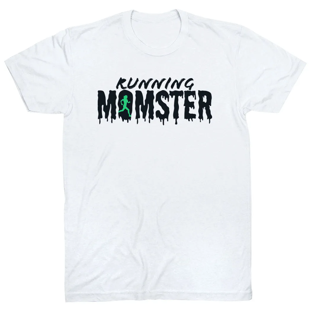 Running Short Sleeve T-Shirt - Running Momster Chilly Day Wear Reinforced Hems