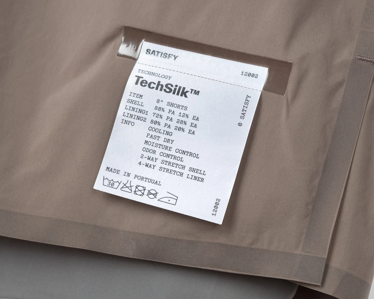 QuickDry Construction Eco Wear Satisfy TechSilk 8 Inch Shorts Falcon