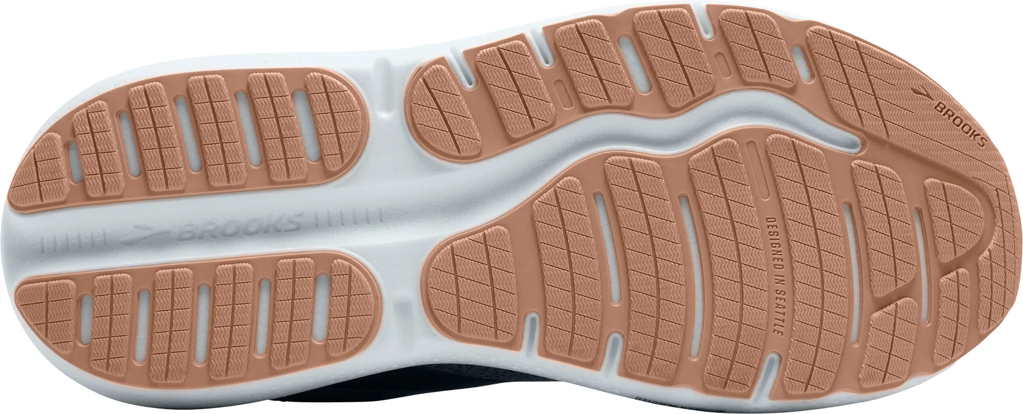 Brooks Ghost Max 2 Womens Running Shoes - Blue Shock absorption tech fartlek - run shoes