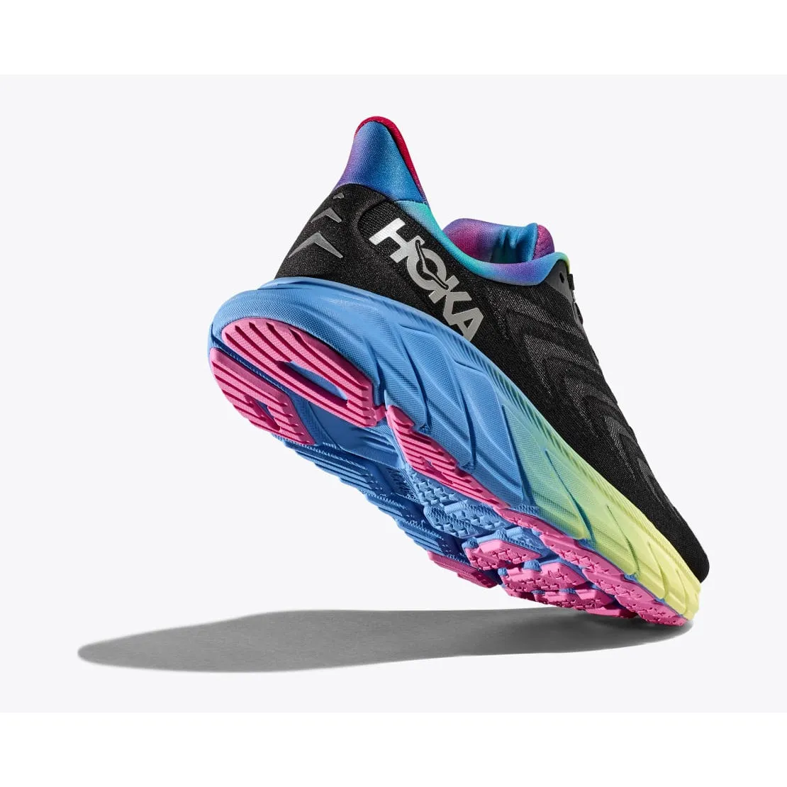 Hoka Women's Arahi 6 (Black/Silver) Ergonomic Fit