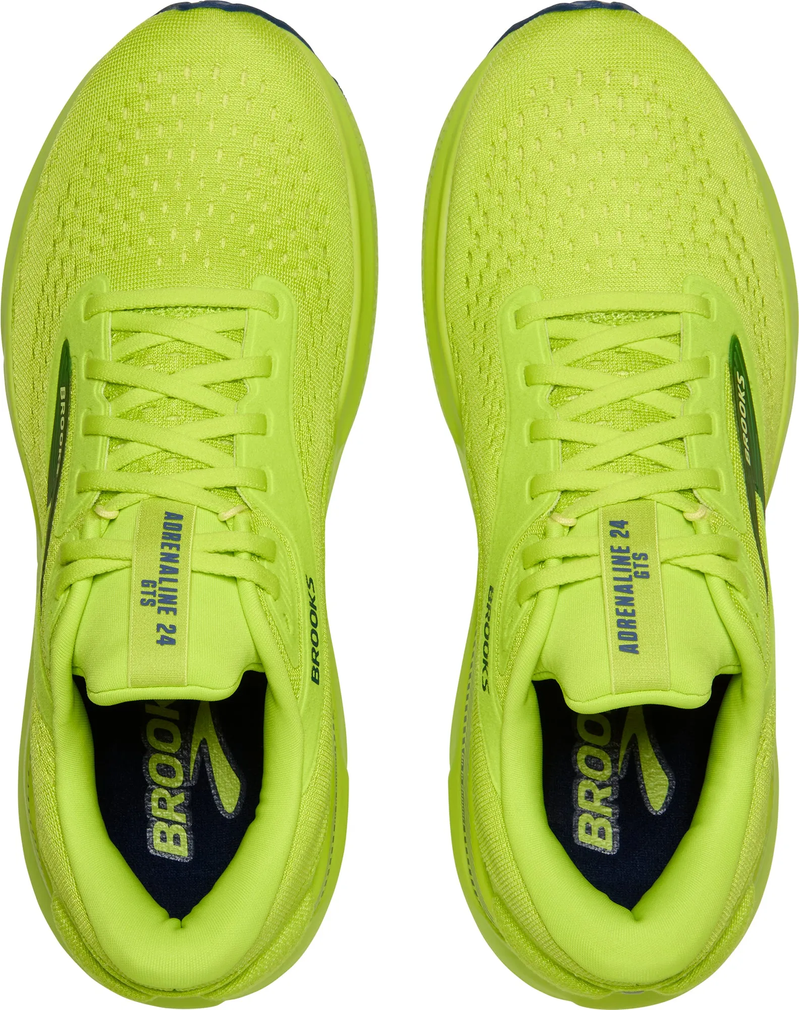 Reactive Energy Foam Brooks Adrenaline GTS 24 Mens Running Shoes - Green