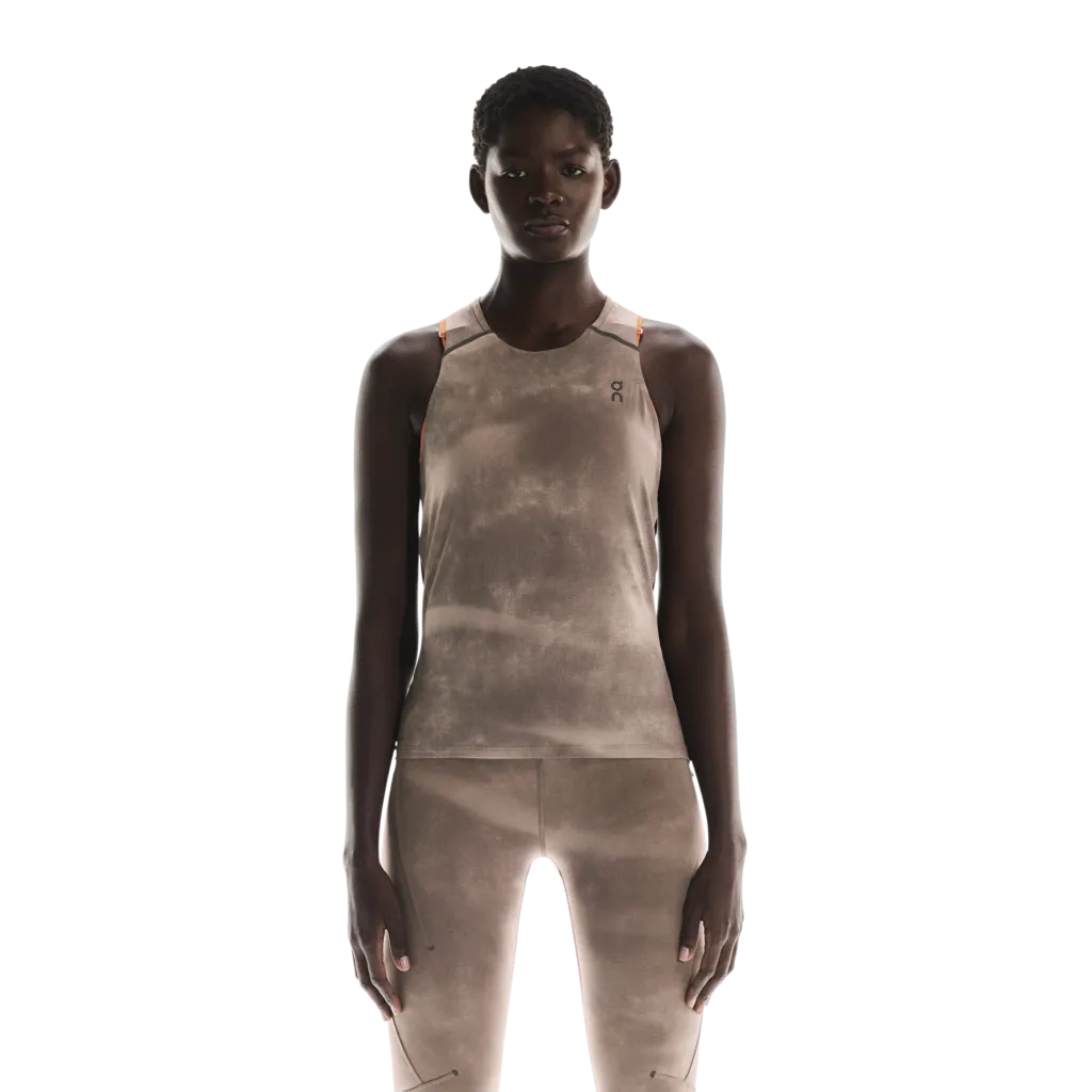 Women's Performance Tank AOP Cinder NoiseReducing Material