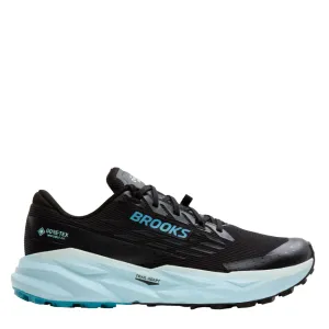 ultra lightweight sneakers Brooks Women's Cascadia 19 GTX Trail Running Shoes in Black/Ebony/Blue Flower AW25