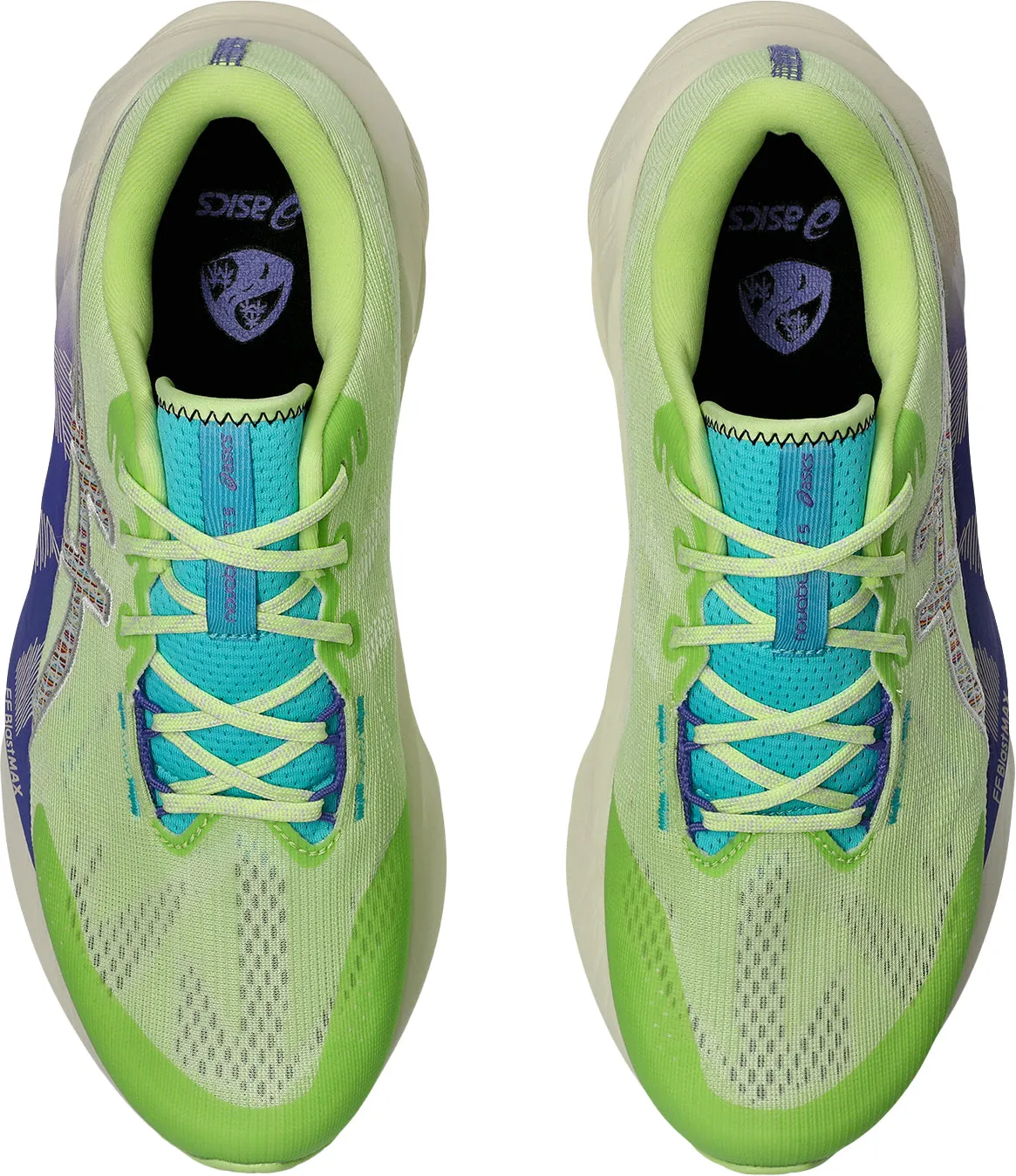 Asics NovaBlast 5 TR Mens Running Shoes - Green Flexible Traction Grip
