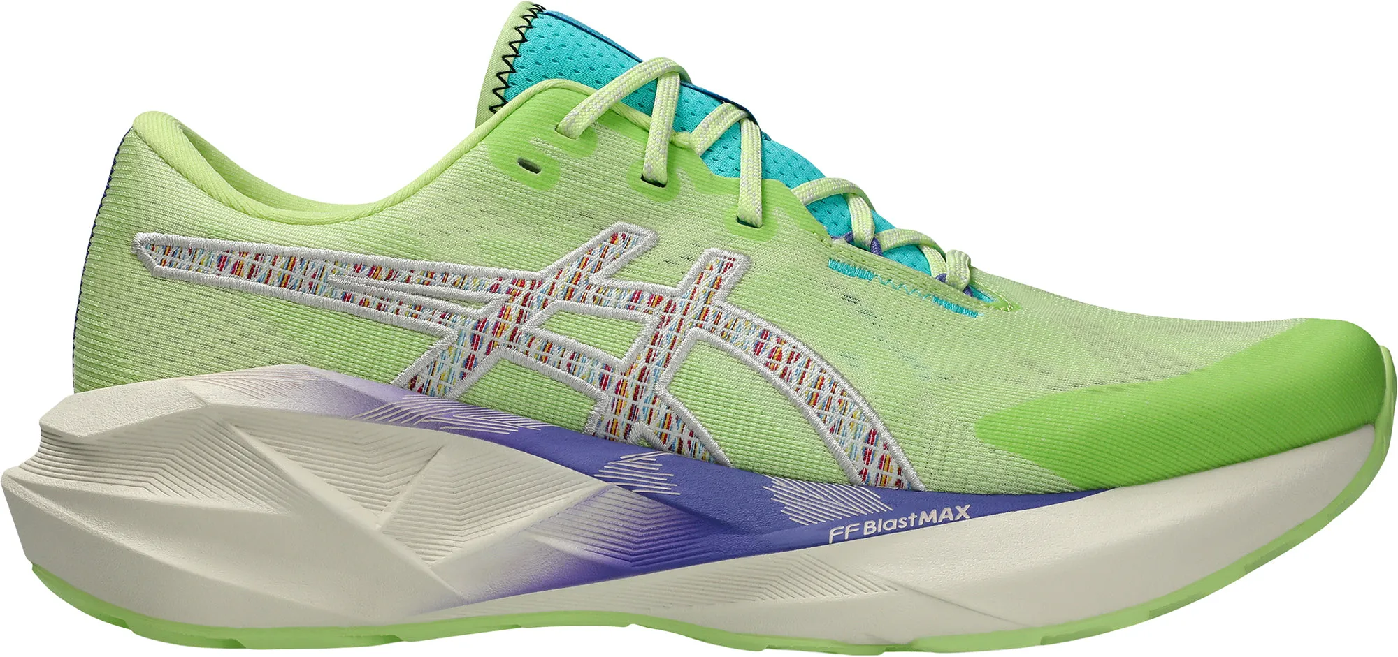 Asics NovaBlast 5 TR Mens Running Shoes - Green running in a half - marathon shoes Outdoor sports shoes