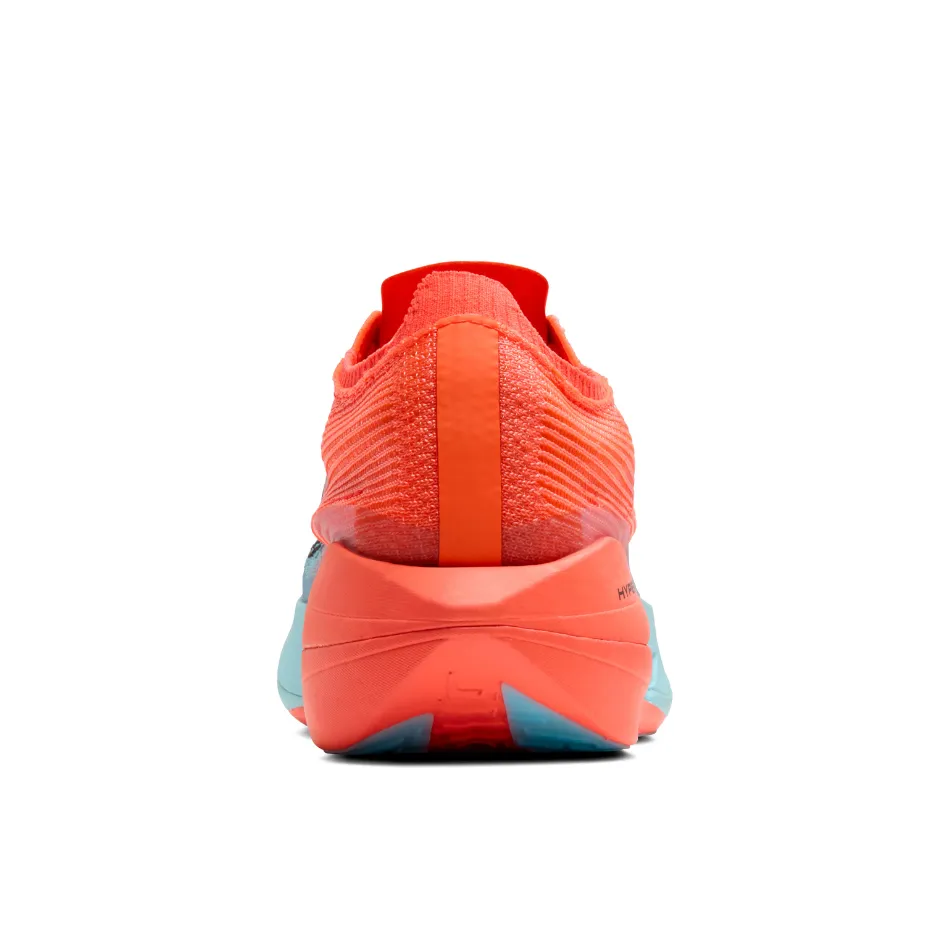 Asymmetric Heel Collar Brooks Unisex Hyperion Elite 5 Running Shoes in Pink Clay/Atomizer Blue AW25