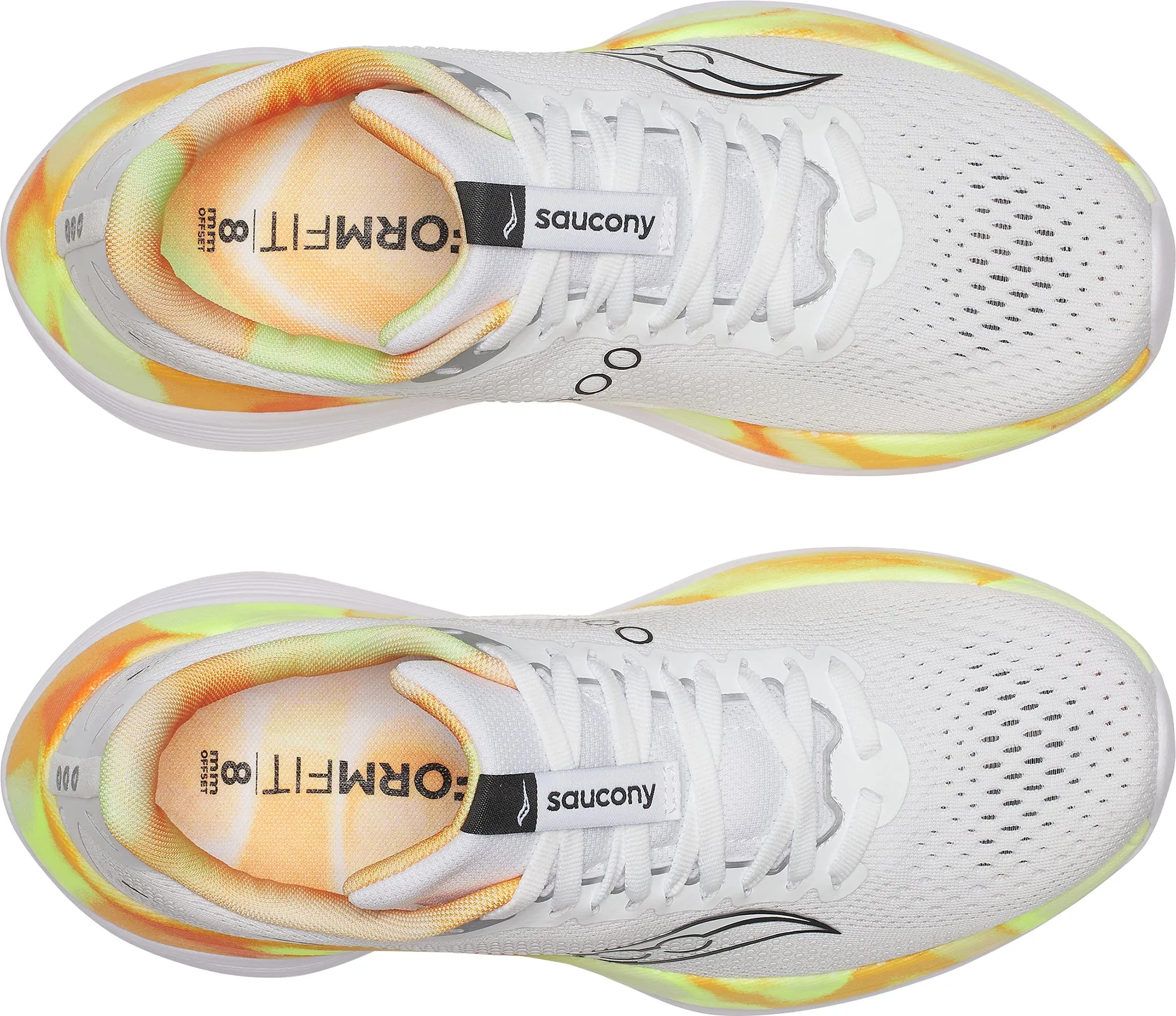 Saucony Endorphin Trainer Womens Running Shoes - White Responsive Ride Experience Dynamic Rocker Shape