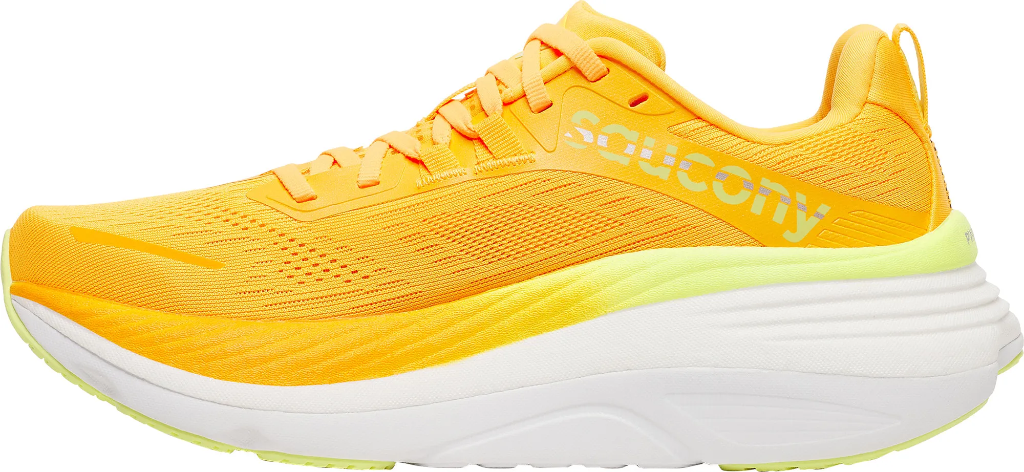 aerobic footwear low - arch support shoes Saucony Hurricane 24 Womens Running Shoes - Yellow