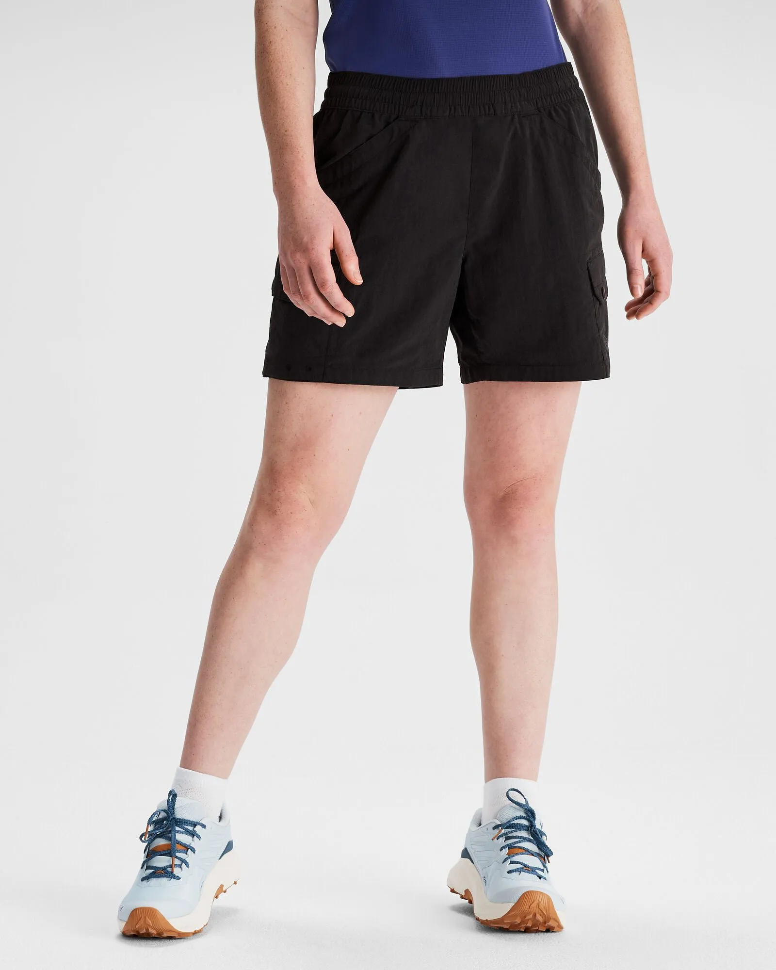 Women's EVRY-Day Cargo Shorts - Black Comfortable clothing