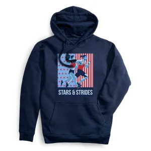 Statement Fleece Hoodie - Stars and Strides AntiStatic Material Storm Core
