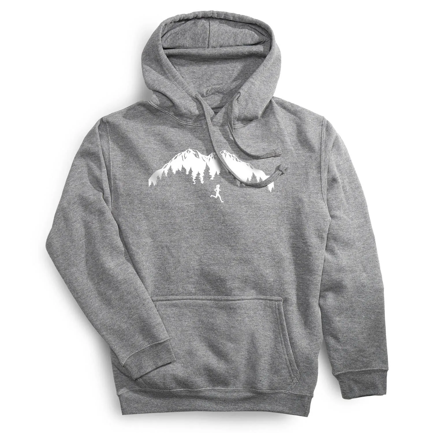 Statement Fleece Hoodie - Trail Runner in the Mountains Heat Safe