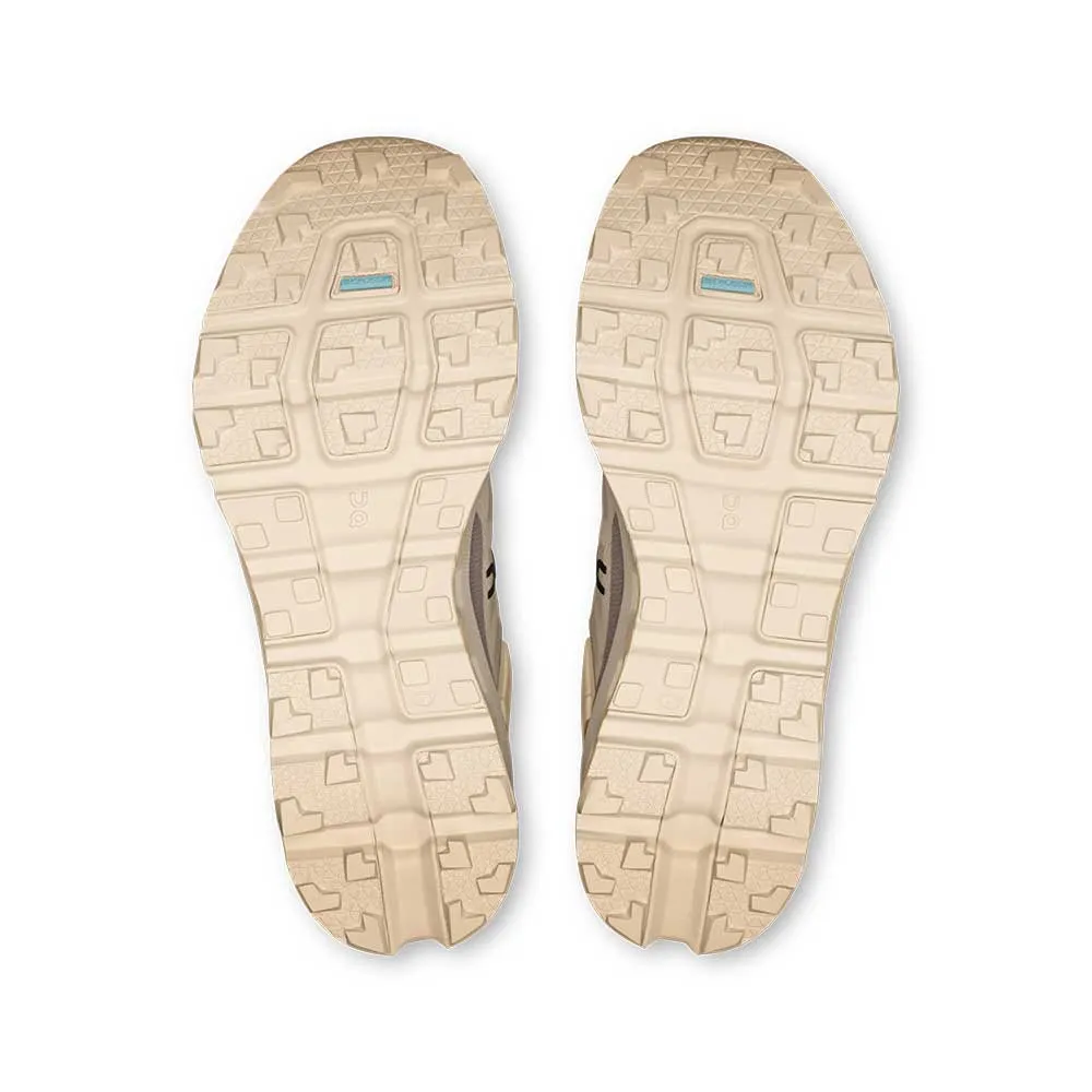 Water Drainage Ports tough terrain trail shoes Women's Cloudvista 2 Trail Running Shoe - Cream/Desert - Regular (B)