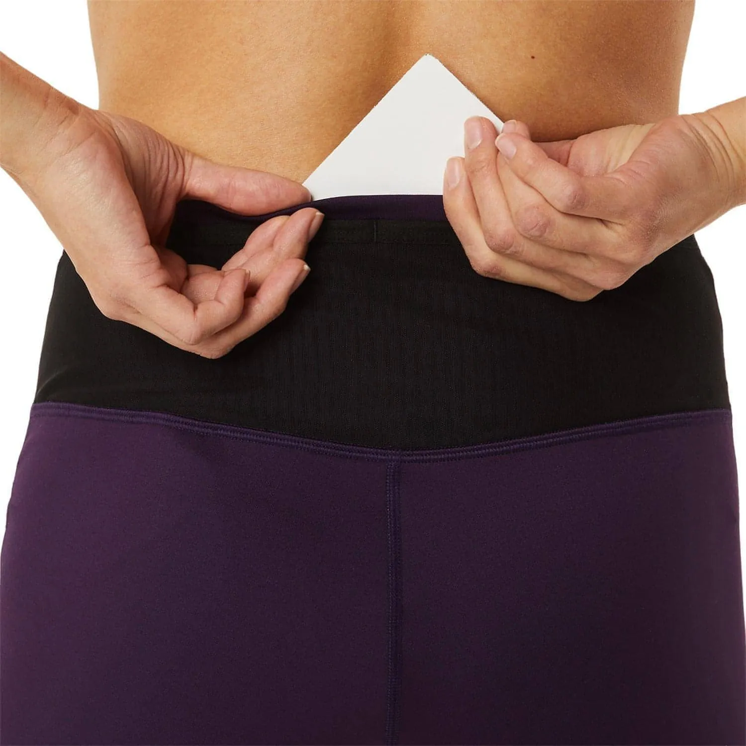 Wrinkle Resistant Summer Wear Asics Winter Womens Long Running Tights - Purple