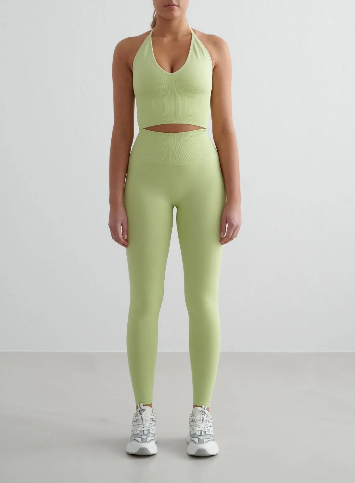 Matcha Shape Seamless Cross Back Bralette AbrasionResistant Finish