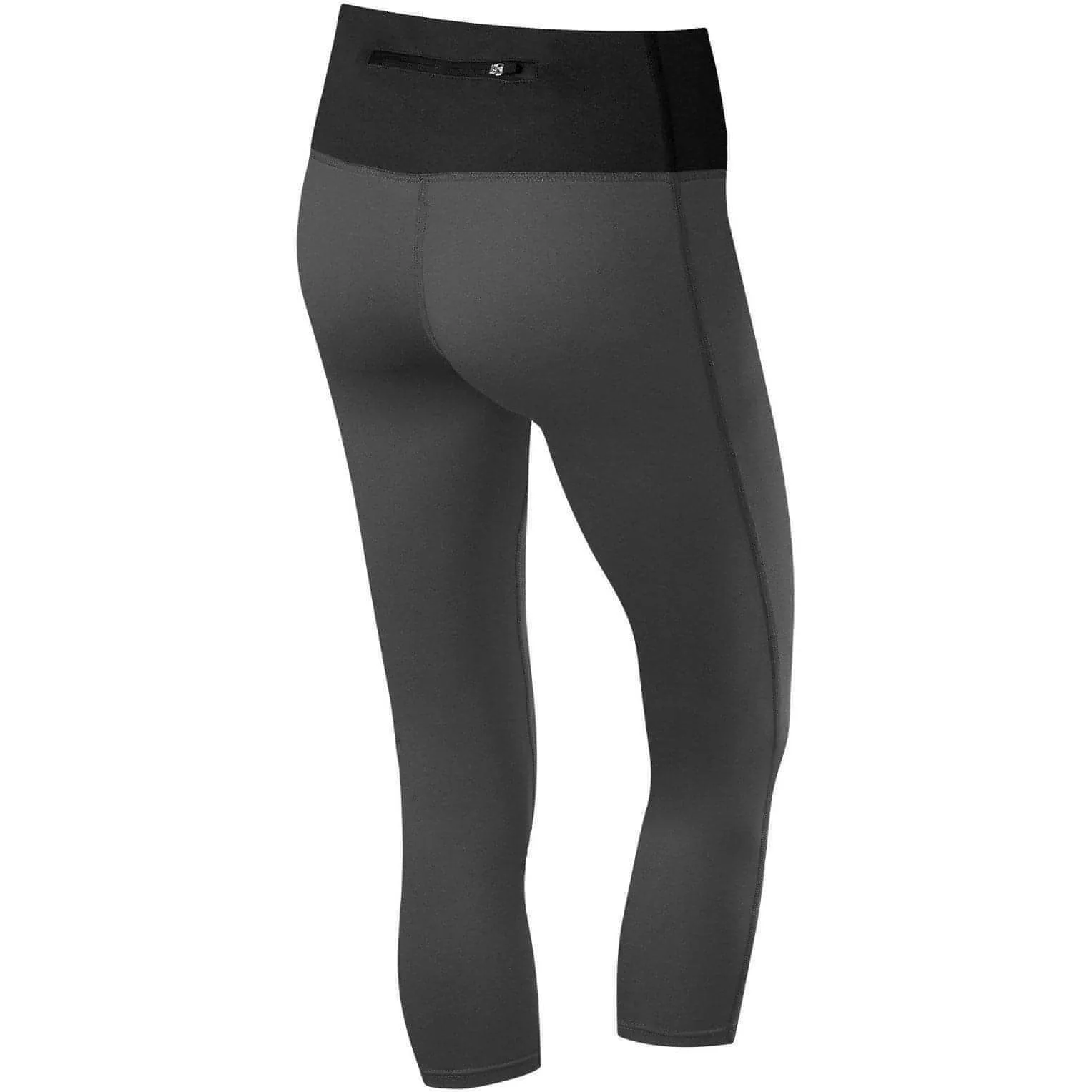 TCA Pro Performance Supreme Womens 3/4 Capri Running Tights - Grey Active Lifestyle Dance Practice Modern Fit