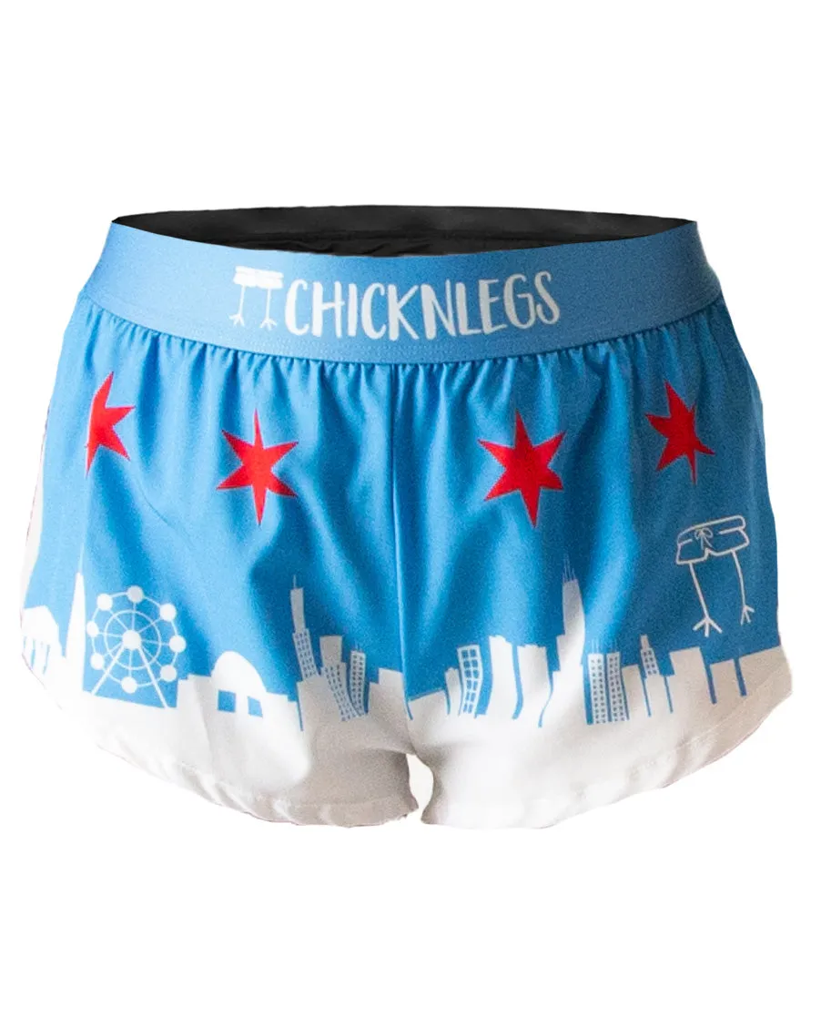 Women's Chicago Skyline 1.5" Split Shorts garden party wear