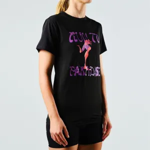 Women's Tarkine Ultra-Eco Run Tee (Run to Paradise Black/Standard Thickness) Casual Layer Look
