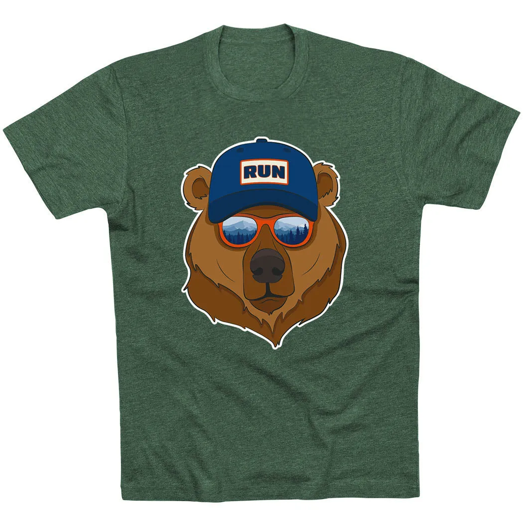 Running Short Sleeve T-Shirt - Bear Run Street Trend