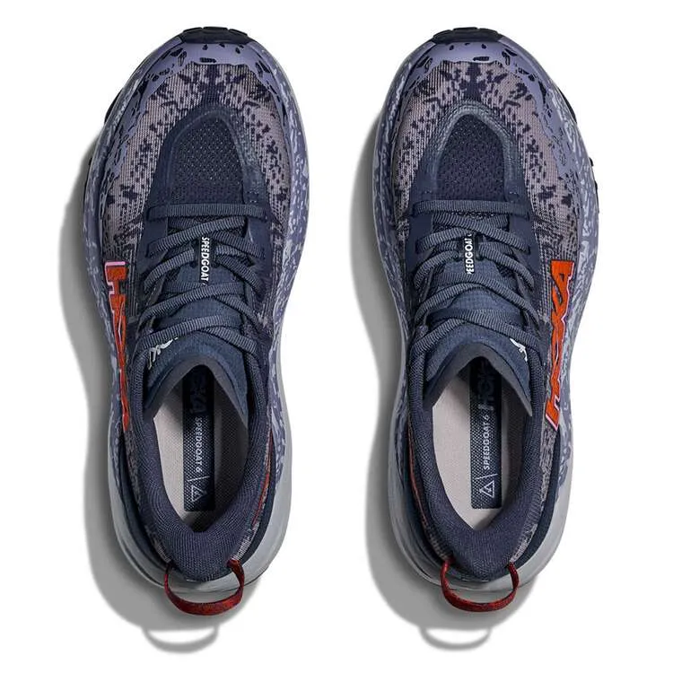 road compatible trail shoes adventure trail sneakers Hoka Speedgoat 6 D Wide Womens