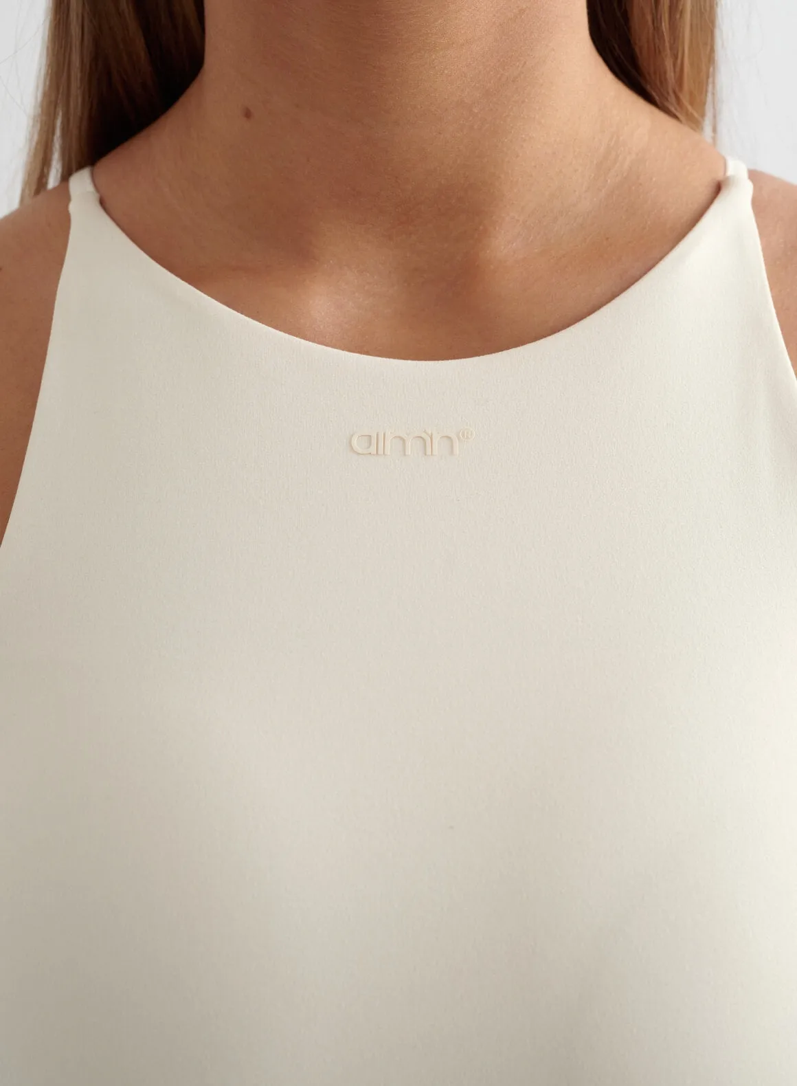 Almond Sense Halter Bralette Breathable Material short term storage