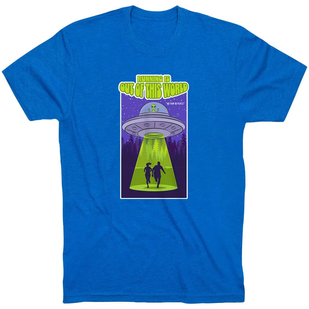Modern Design Running Short Sleeve T-Shirt - Out of This World