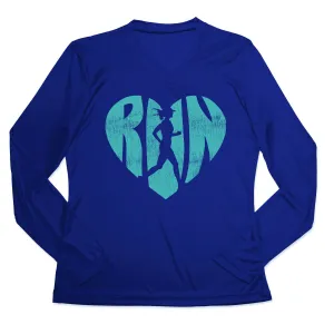 Streetwear attitude Women's Long Sleeve Tech Tee - Love The Run