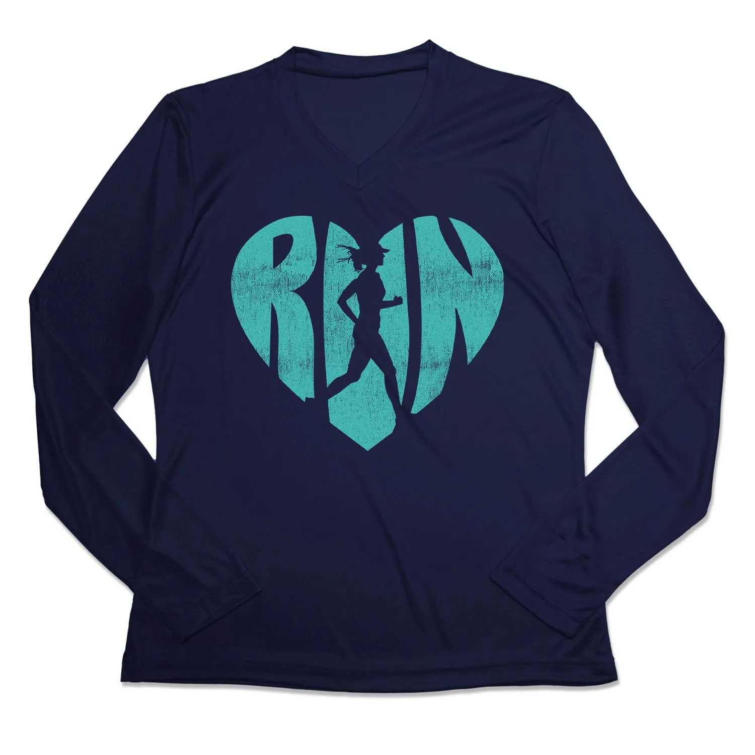 Women's Long Sleeve Tech Tee - Love The Run Seasonal Must-Have