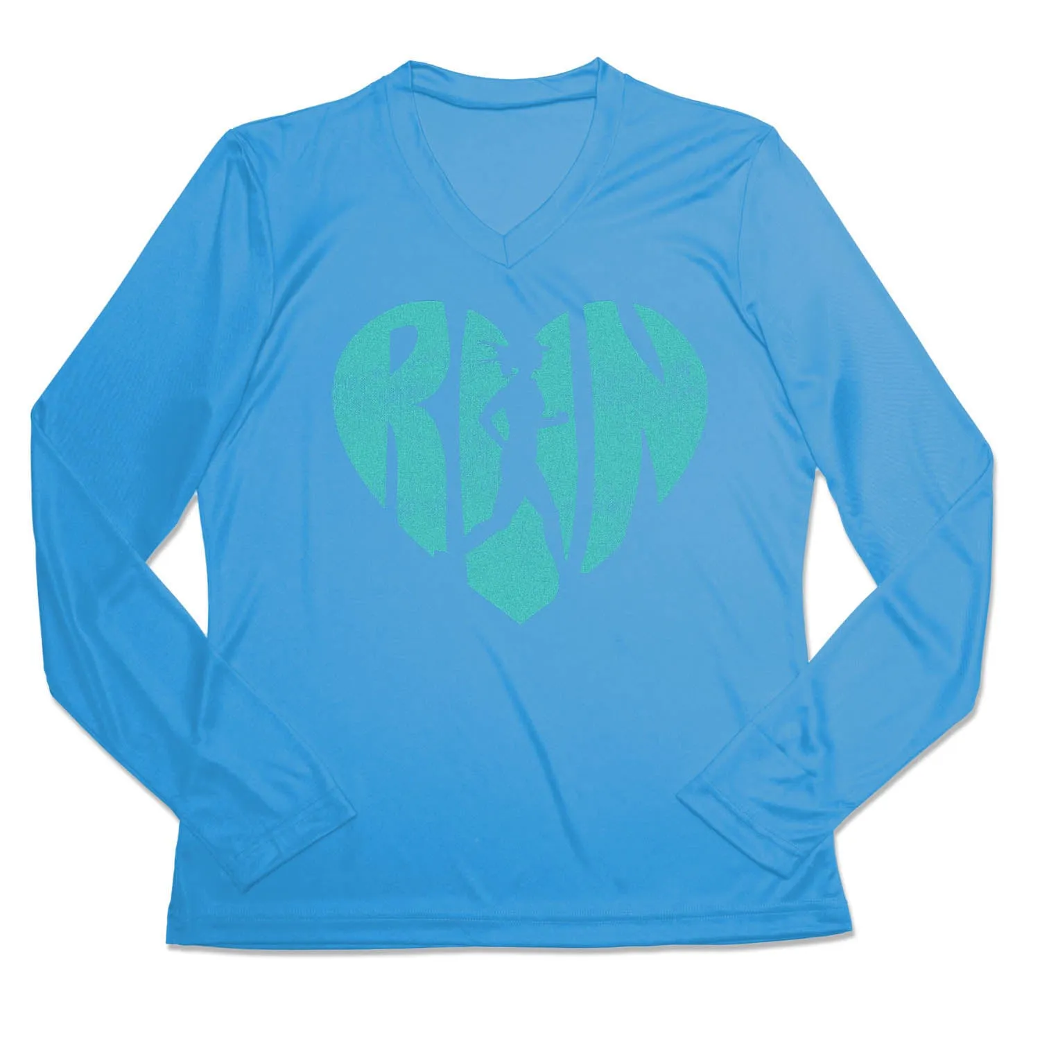 Comfy Base Women's Long Sleeve Tech Tee - Love The Run